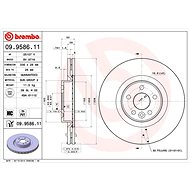 BREMBO brake disc 09.9586.11, set of 2 - Brake Disc