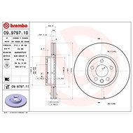 BREMBO brake disc 09.9797.11, set of 2 - Brake Disc