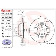 BREMBO brake disc 09. A259.10, set of 2 - Brake Disc