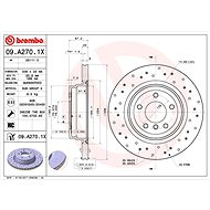 BREMBO brake disc 09. A270.1X, set of 2 - Brake Disc