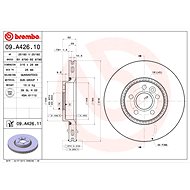 BREMBO brake disc 09. A426.11, set of 2 - Brake Disc