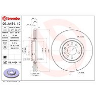 BREMBO brake disc 09. A454.10, set of 2 - Brake Disc