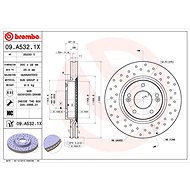 BREMBO brake disc 09. A532.1X, set of 2 - Brake Disc