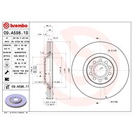 BREMBO brake disc 09. A598.10, set of 2 - Brake Disc