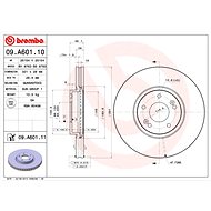 BREMBO brake disc 09. A601.10, set of 2 - Brake Disc
