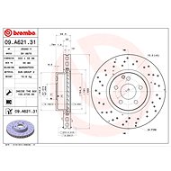 BREMBO brake disc 09. A621.31, set of 2 - Brake Disc