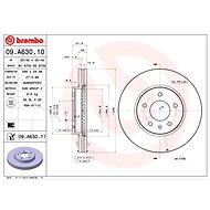 BREMBO brake disc 09. A630.11, set of 2 - Brake Disc