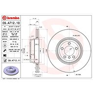 BREMBO brake disc 09. A712.10, set of 2 - Brake Disc