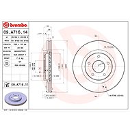 BREMBO brake disc 09. A716.11, set of 2 - Brake Disc