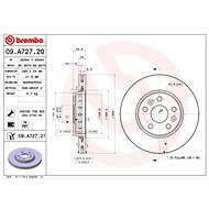 BREMBO brake disc 09. A727.21, set of 2 - Brake Disc