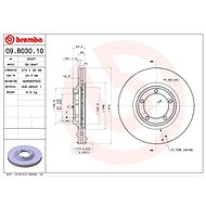 BREMBO brake disc 09. B030.10, set of 2 - Brake Disc