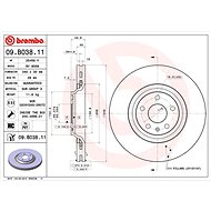 BREMBO brake disc 09. B038.11, set of 2 - Brake Disc