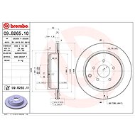 BREMBO brake disc 09. B265.11, set of 2 - Brake Disc
