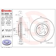 BREMBO brake disc 09. B269.10, set of 2 - Brake Disc