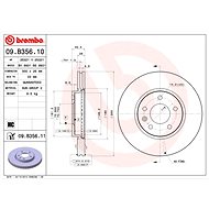 BREMBO brake disc 09. B356.11, set of 2 - Brake Disc