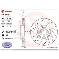 BREMBO brake disc 09. B475.11, set of 2 - Brake Disc