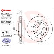 BREMBO brake disc 09. B503.11, set of 2 - Brake Disc