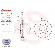 BREMBO brake disc 09. B547.10, set of 2 - Brake Disc