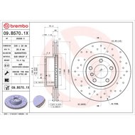 BREMBO brake disc 09. B570.1X, set of 2 - Brake Disc