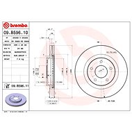BREMBO brake disc 09. B596.11, set of 2 - Brake Disc