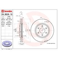 BREMBO brake disc 09. B628.10, set of 2 - Brake Disc