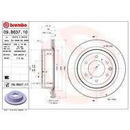 BREMBO brake disc 09. B637.11, set of 2 - Brake Disc