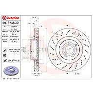 BREMBO brake disc 09. B746.51, set of 2 - Brake Disc