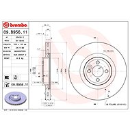 BREMBO brake disc 09. B956.11, set of 2 - Brake Disc