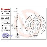 BREMBO brake disc 09. B969.1X, set of 2 - Brake Disc