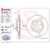 BREMBO brake disc 09. B972.11, set of 2 - Brake Disc