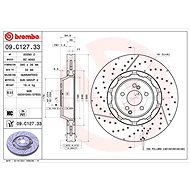 BREMBO brake disc 09. C127.33, set of 2 - Brake Disc