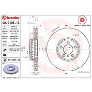 BREMBO brake disc 09. C405.13, set of 2 - Brake Disc