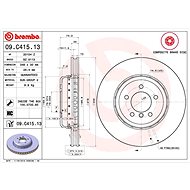 BREMBO brake disc 09. C415.13, set of 2 - Brake Disc