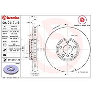 BREMBO brake disc 09. C417.13, set of 2 - Brake Disc