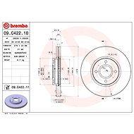 BREMBO brake disc 09. C422.11, set of 2 - Brake Disc