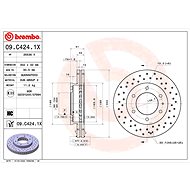 BREMBO brake disc 09. C424.1X, set of 2 - Brake Disc