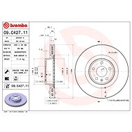 BREMBO brake disc 09. C427.11, set of 2 - Brake Disc
