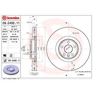 BREMBO brake disc 09. C492.11, set of 2 - Brake Disc