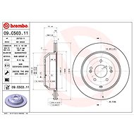 BREMBO brake disc 09. C503.11, set of 2 - Brake Disc