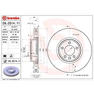 BREMBO brake disc 09. C514.11, set of 2 - Brake Disc