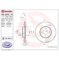 BREMBO brake disc 09. C543.11, set of 2 - Brake Disc