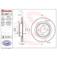 BREMBO brake disc 09. C927.11, set of 2 - Brake Disc