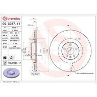 BREMBO brake disc 09. C937.11, set of 2 - Brake Disc