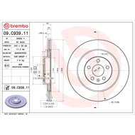 BREMBO brake disc 09. C939.11, set of 2 - Brake Disc