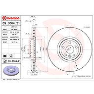 BREMBO brake disc 09. D064.21, set of 2 - Brake Disc