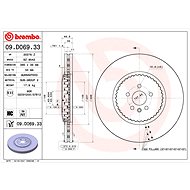 BREMBO brake disc 09. D069.33, set of 2 - Brake Disc