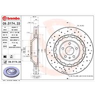 BREMBO brake disc 09. D174.33, set of 2 - Brake Disc