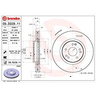 BREMBO brake disc 09. D229.11, set of 2 - Brake Disc