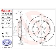 BREMBO brake disc 09. D552.23, set of 2 - Brake Disc