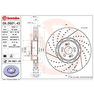 BREMBO brake disc 09. D601.43, set of 2 - Brake Disc